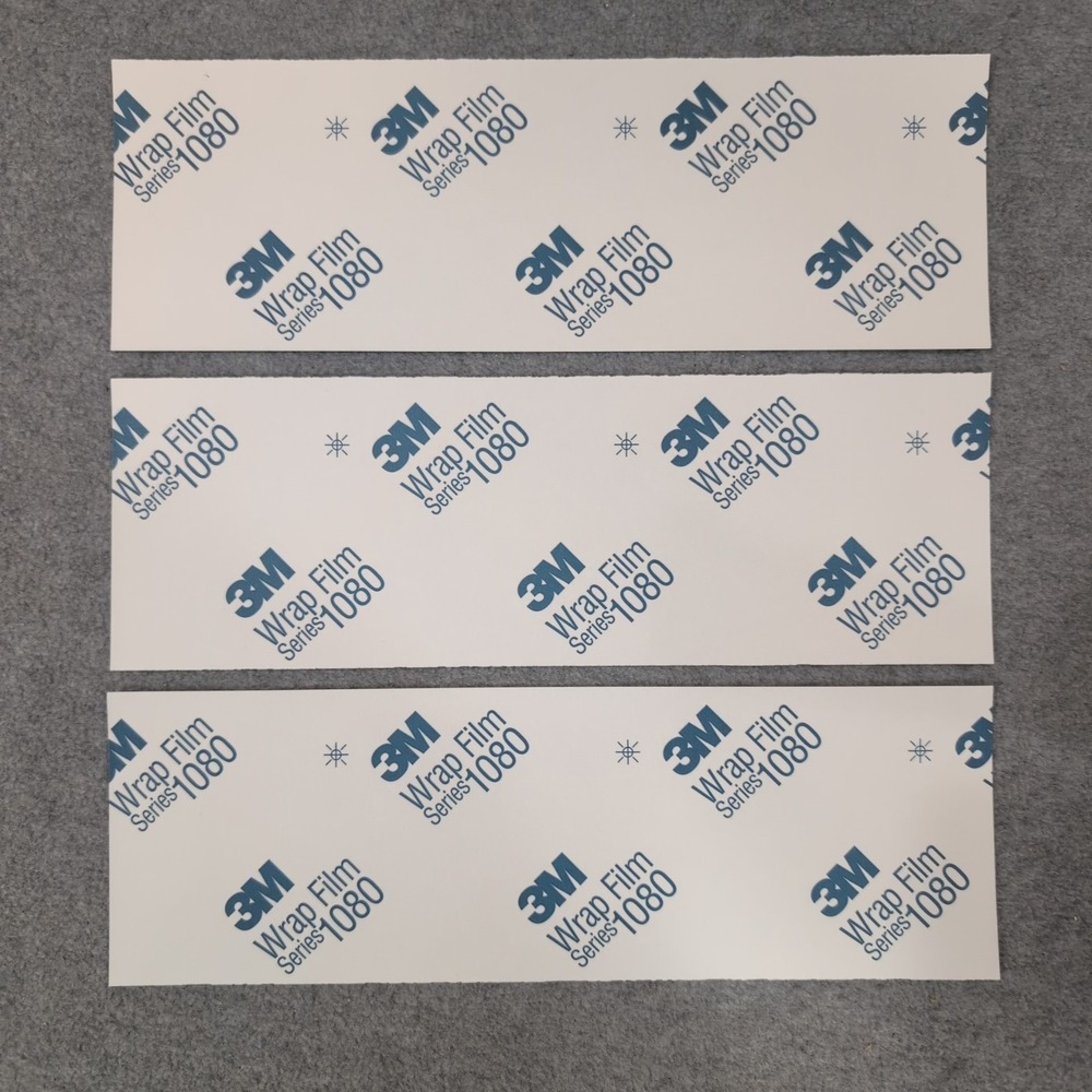 3M 1080 Gloss Dark Gray Vinyl Wrap 12x4" Strips (3 Pack) DIY Decals - Picture 2 of 4